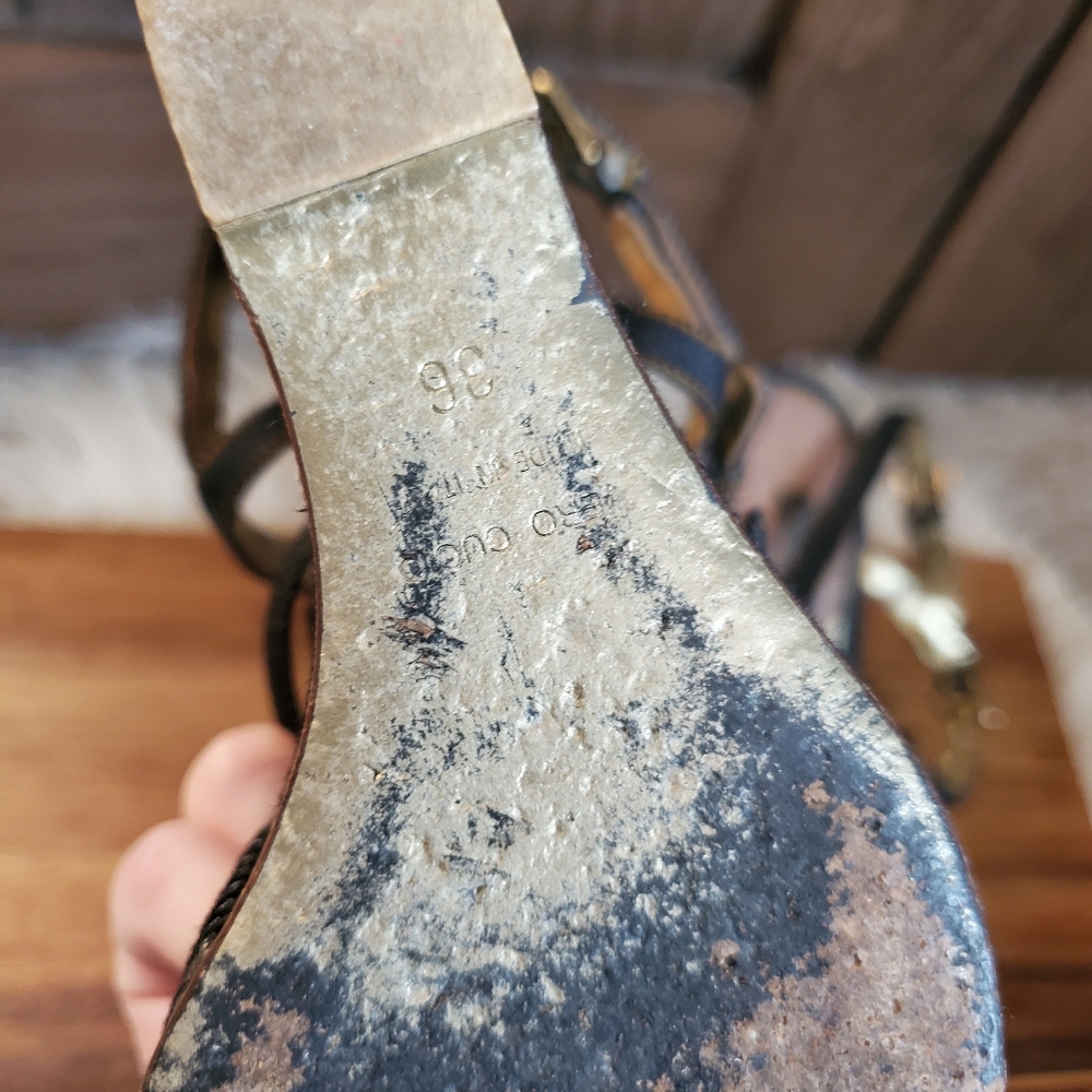 Dolce & Gabbana Zeppa Denim Wedge Sandal - Picture 5 of 5